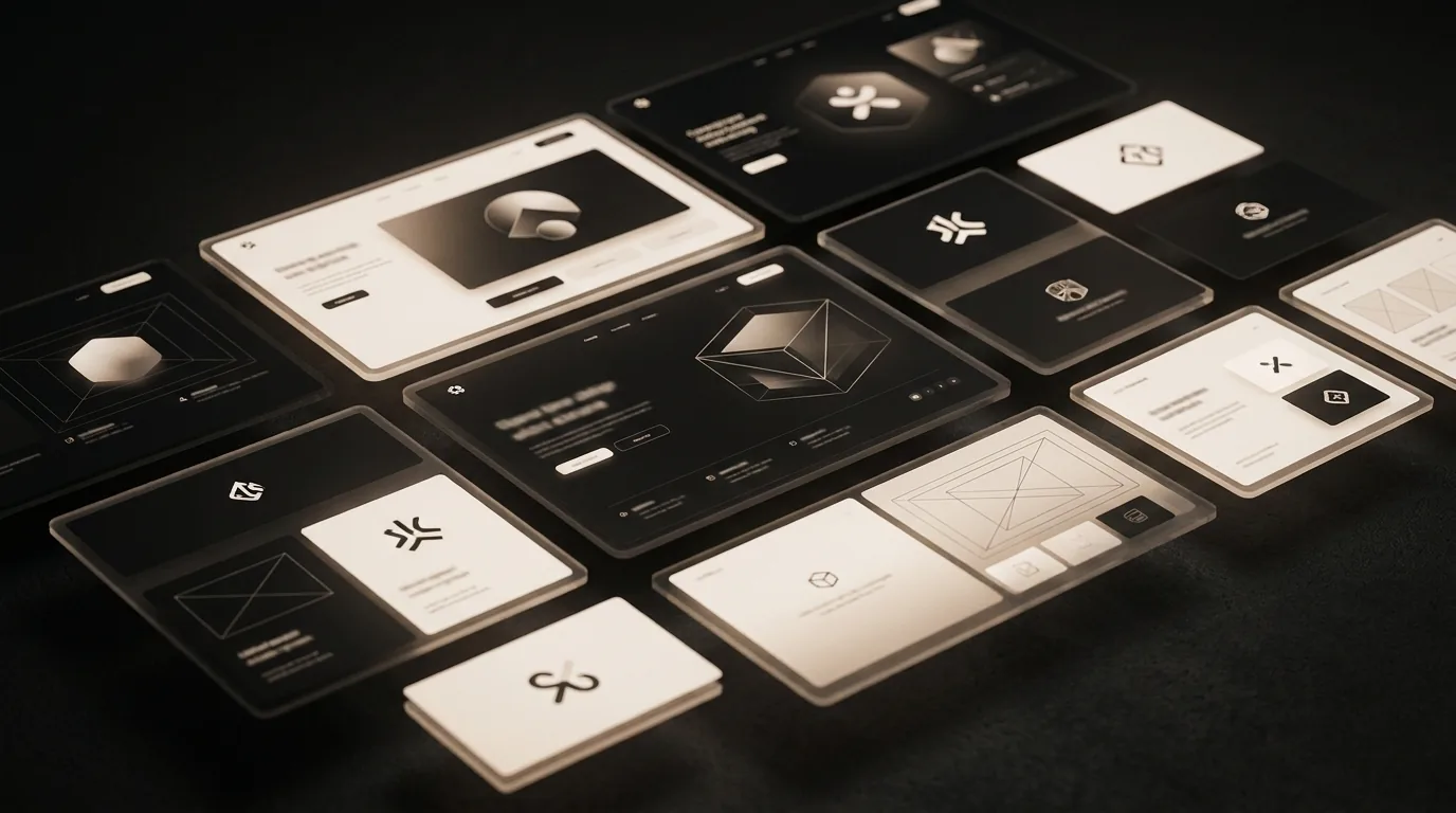 Concept visual for the Sample Brand System case study
