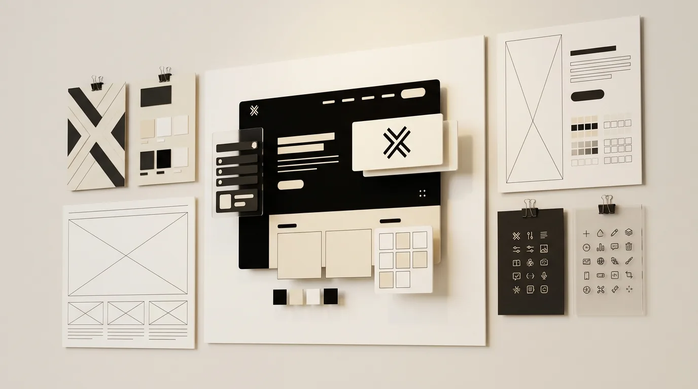 Concept visual for the Sample Web Experience case study